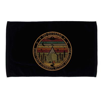 Go Outside Worst Case Scenario Bigfoot You Sasquatch Microfiber Hand Towel