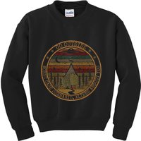 Go Outside Worst Case Scenario Bigfoot You Sasquatch Kids Sweatshirt