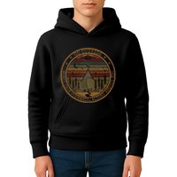 Go Outside Worst Case Scenario Bigfoot You Sasquatch Kids Hoodie
