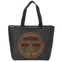 Go Outside Worst Case Scenario Bigfoot You Sasquatch Zip Tote Bag