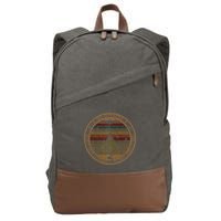 Go Outside Worst Case Scenario Bigfoot You Sasquatch Cotton Canvas Backpack