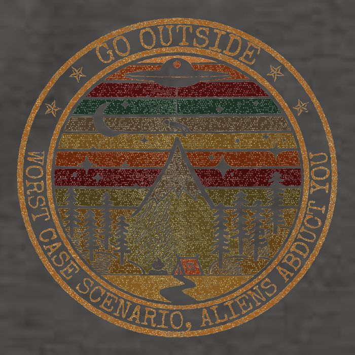 Go Outside Worst Case Scenario Bigfoot You Sasquatch Vector Backpack