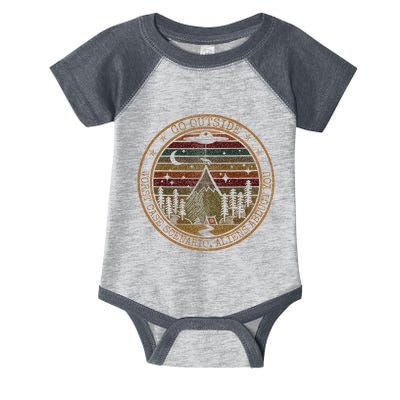 Go Outside Worst Case Scenario Bigfoot You Sasquatch Infant Baby Jersey Bodysuit