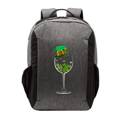 Glass Of Wine Irish Leprechaun Shamrock St Patricks Day Gift Vector Backpack