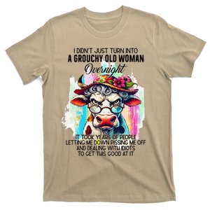 Grouchy Old Woman Cow Pissing Me Off And Dealing With Idiots T-Shirt