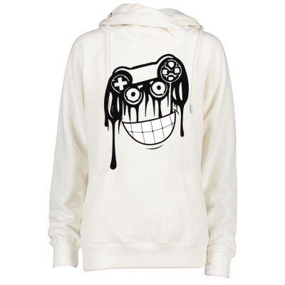 Game On With A Smile Great Gift Womens Funnel Neck Pullover Hood