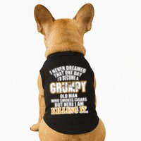 Grumpy Old Man Who Smokes Cigars Doggie Tank