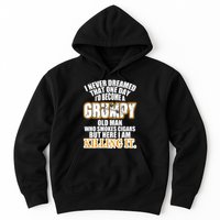 Grumpy Old Man Who Smokes Cigars Hoodie