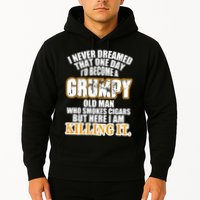 Grumpy Old Man Who Smokes Cigars Hoodie