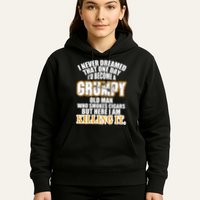 Grumpy Old Man Who Smokes Cigars Hoodie
