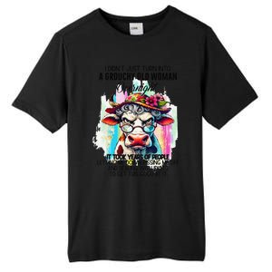 Grouchy Old Woman Cow Pissing Me Off And Dealing With Idiots Tall Fusion ChromaSoft Performance T-Shirt