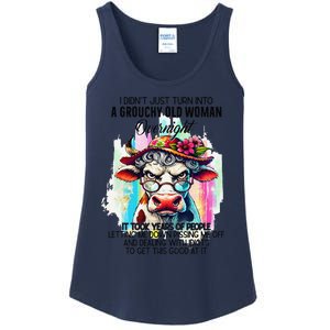 Grouchy Old Woman Cow Pissing Me Off And Dealing With Idiots Ladies Essential Tank