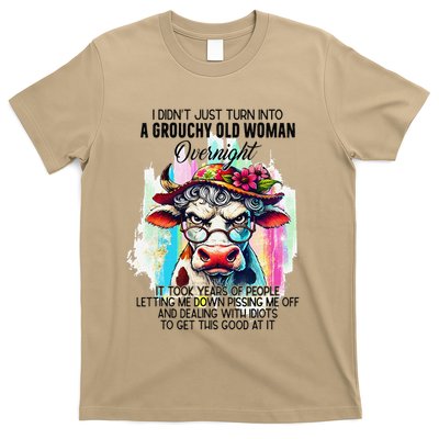 Grouchy Old Woman Cow Pissing Me Off And Dealing With Idiots T-Shirt