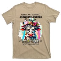 Grouchy Old Woman Cow Pissing Me Off And Dealing With Idiots T-Shirt