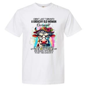 Grouchy Old Woman Cow Pissing Me Off And Dealing With Idiots Garment-Dyed Heavyweight T-Shirt