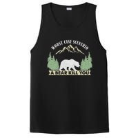 Go Outside Worst Case Scenario A Bear Kills You Camping PosiCharge Competitor Tank