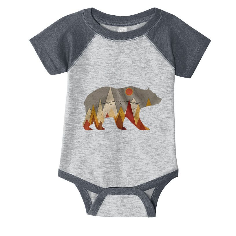 Go Outside Worst Case Scenario A Bear Kills You Camping Infant Baby Jersey Bodysuit