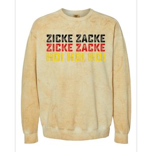 German Oktoberfest Zicke Zacke Zicke Zacke Hoi Hoi Hoi Colorblast Crewneck Sweatshirt