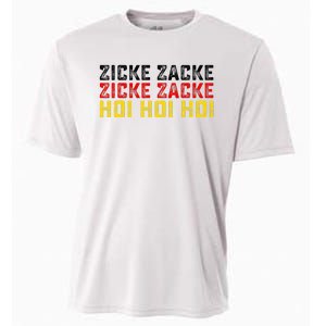 German Oktoberfest Zicke Zacke Zicke Zacke Hoi Hoi Hoi Cooling Performance Crew T-Shirt