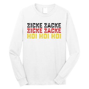 German Oktoberfest Zicke Zacke Zicke Zacke Hoi Hoi Hoi Long Sleeve Shirt