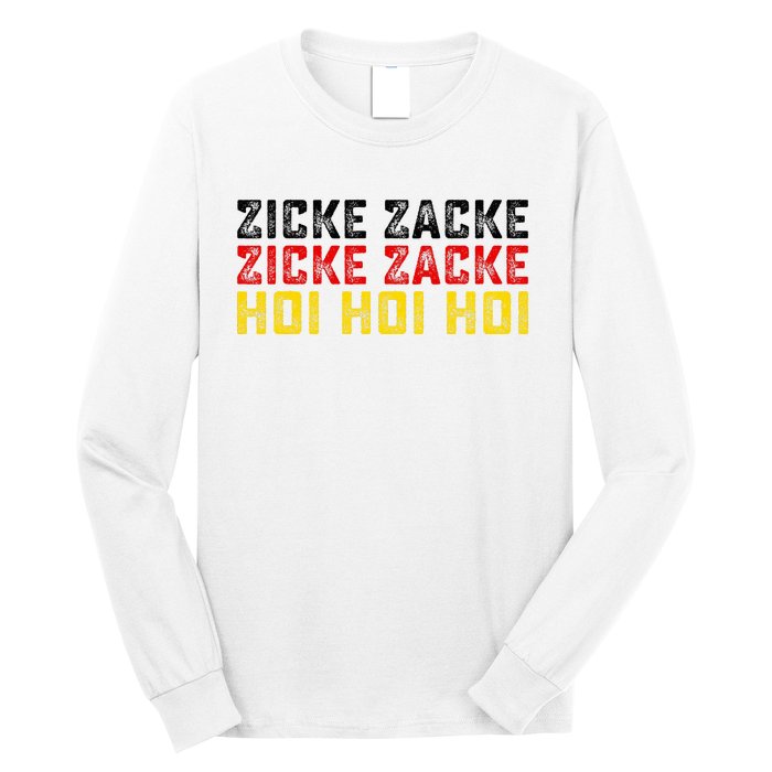 German Oktoberfest Zicke Zacke Zicke Zacke Hoi Hoi Hoi Long Sleeve Shirt