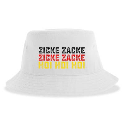 German Oktoberfest Zicke Zacke Zicke Zacke Hoi Hoi Hoi Sustainable Bucket Hat