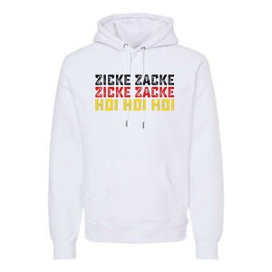 German Oktoberfest Zicke Zacke Zicke Zacke Hoi Hoi Hoi Premium Hoodie