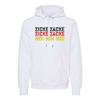 German Oktoberfest Zicke Zacke Zicke Zacke Hoi Hoi Hoi Premium Hoodie