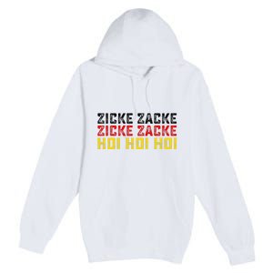 German Oktoberfest Zicke Zacke Zicke Zacke Hoi Hoi Hoi Premium Pullover Hoodie