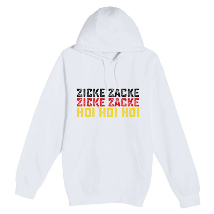 German Oktoberfest Zicke Zacke Zicke Zacke Hoi Hoi Hoi Premium Pullover Hoodie