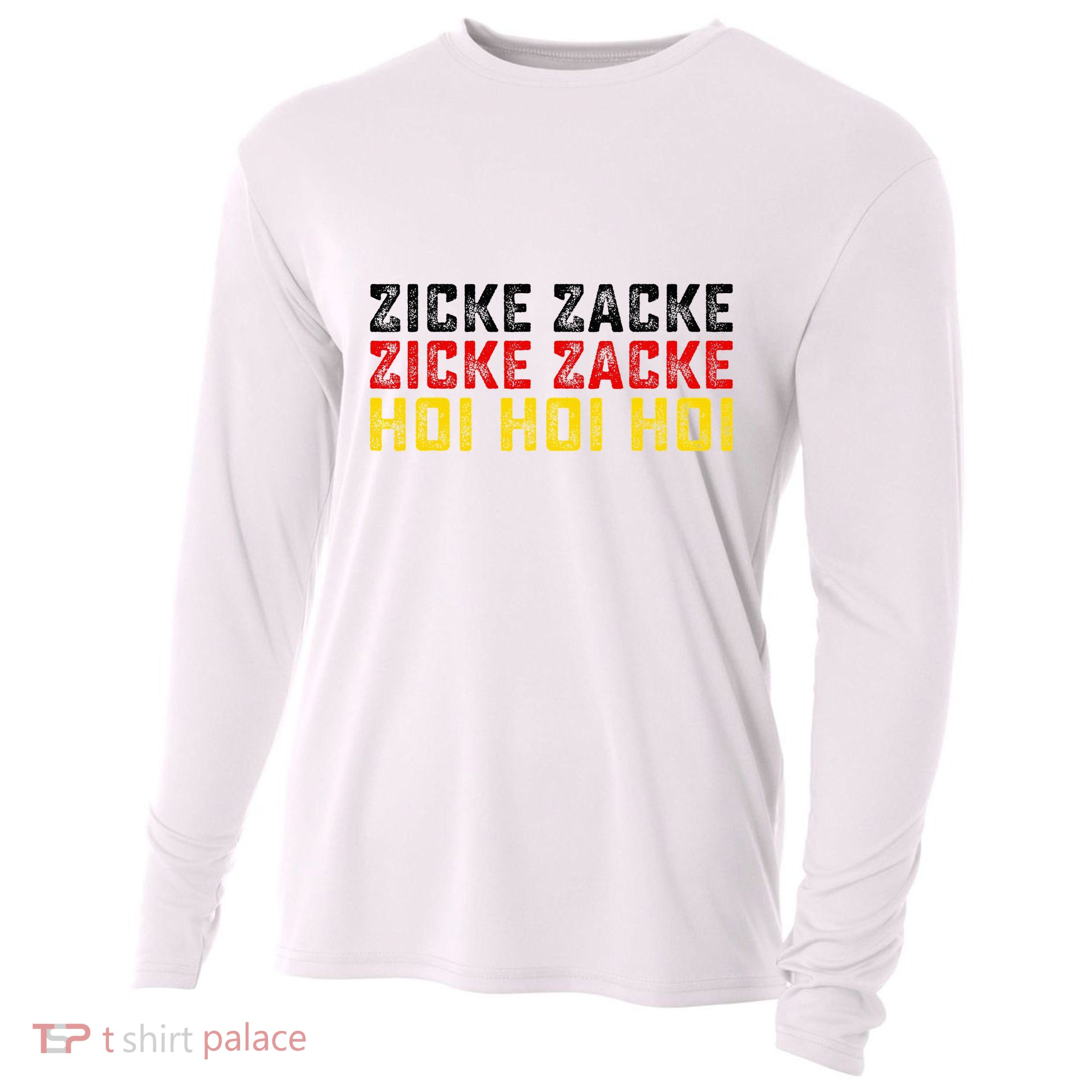 German Oktoberfest Zicke Zacke Zicke Zacke Hoi Hoi Hoi Cooling Performance Long Sleeve Crew