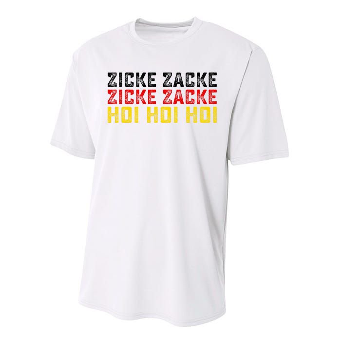 German Oktoberfest Zicke Zacke Zicke Zacke Hoi Hoi Hoi Performance Sprint T-Shirt