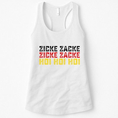 German Oktoberfest Zicke Zacke Zicke Zacke Hoi Hoi Hoi Womens Tank Top
