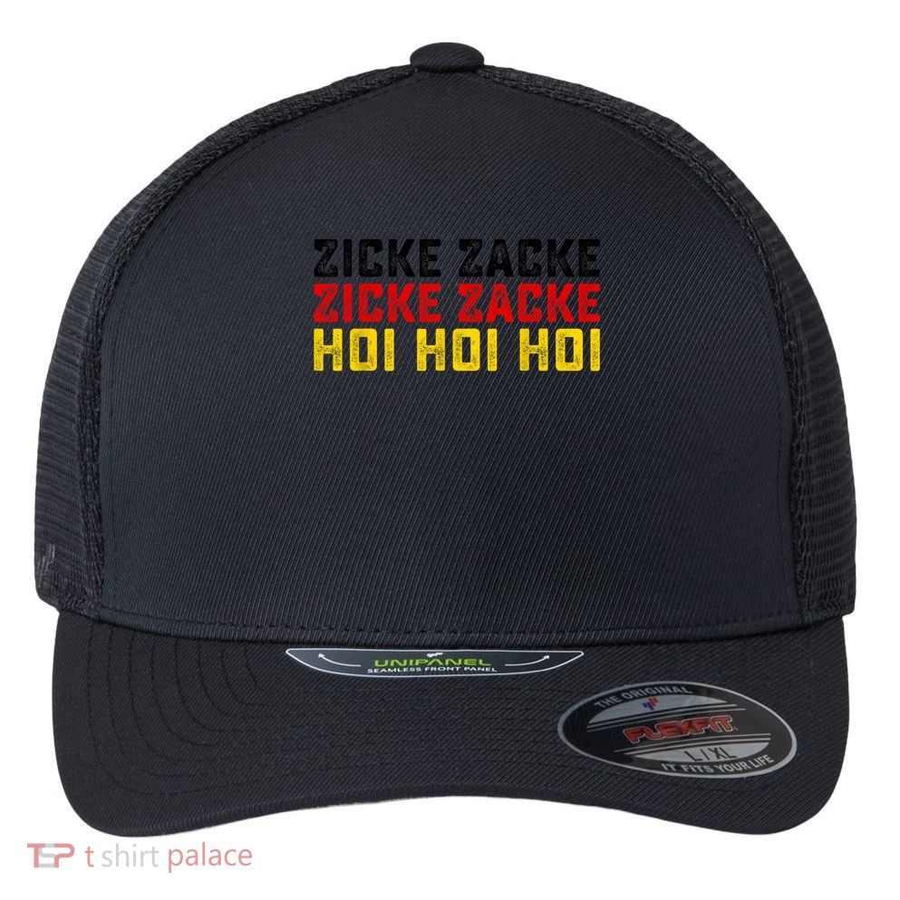German Oktoberfest Zicke Zacke Zicke Zacke Hoi Hoi Hoi Flexfit Unipanel Trucker Cap