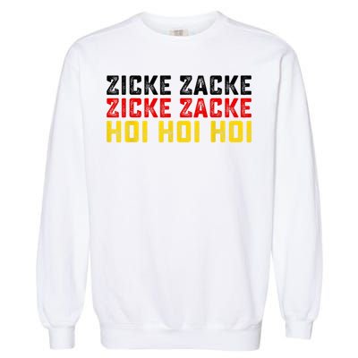 German Oktoberfest Zicke Zacke Zicke Zacke Hoi Hoi Hoi Garment-Dyed Sweatshirt