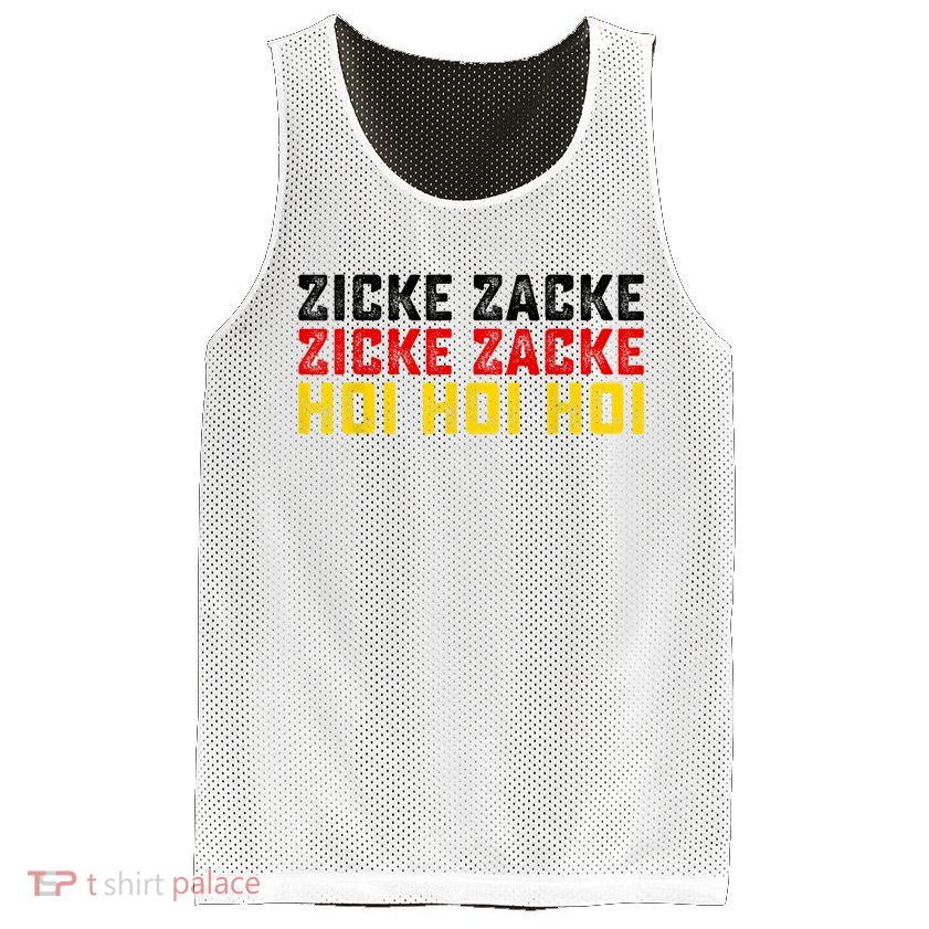 German Oktoberfest Zicke Zacke Zicke Zacke Hoi Hoi Hoi Mesh Reversible Basketball Jersey Tank