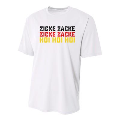 German Oktoberfest Zicke Zacke Zicke Zacke Hoi Hoi Hoi Youth Performance Sprint T-Shirt