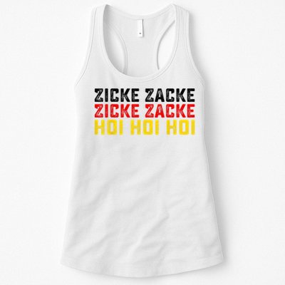 German Oktoberfest Zicke Zacke Zicke Zacke Hoi Hoi Hoi Womens Tank Top