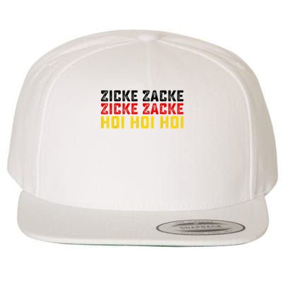 German Oktoberfest Zicke Zacke Zicke Zacke Hoi Hoi Hoi Wool Snapback Cap