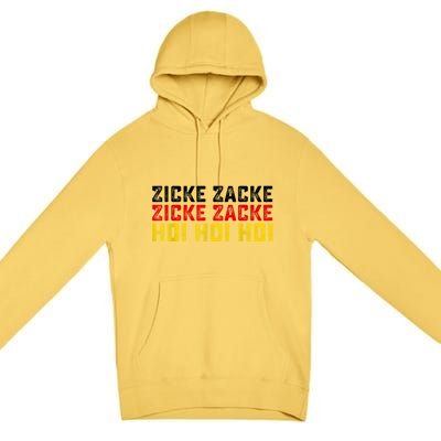 German Oktoberfest Zicke Zacke Zicke Zacke Hoi Hoi Hoi Premium Pullover Hoodie