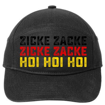 German Oktoberfest Zicke Zacke Zicke Zacke Hoi Hoi Hoi 7-Panel Snapback Hat