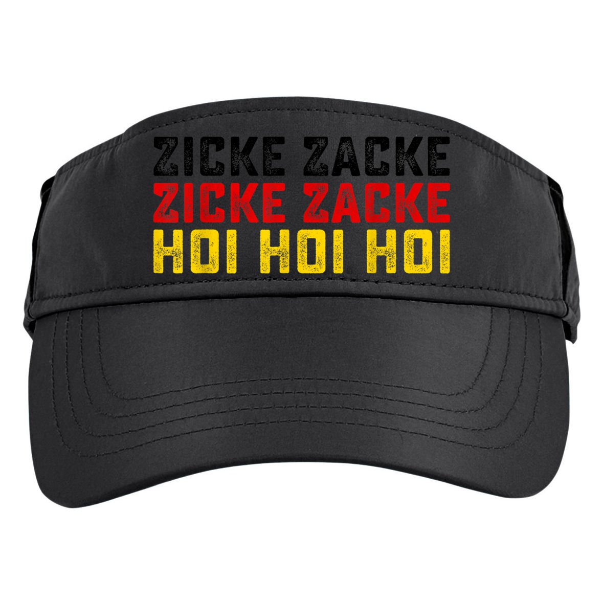 German Oktoberfest Zicke Zacke Zicke Zacke Hoi Hoi Hoi Adult Drive Performance Visor