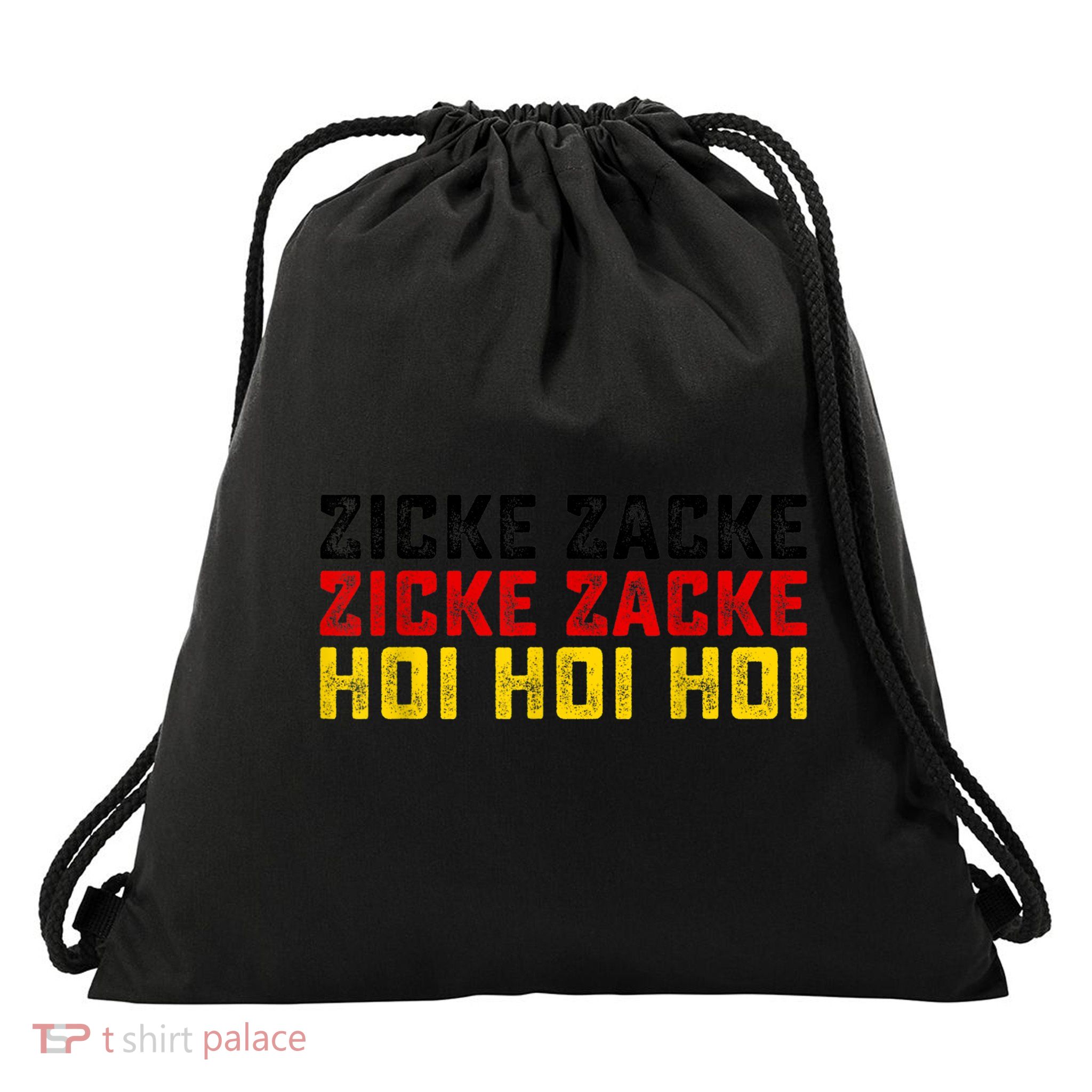 German Oktoberfest Zicke Zacke Zicke Zacke Hoi Hoi Hoi Drawstring Bag