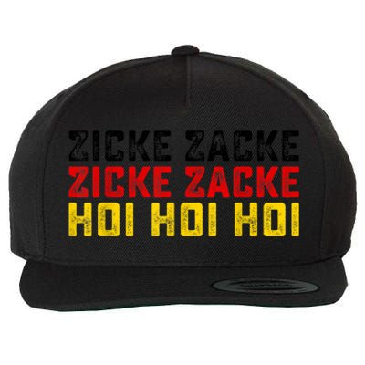 German Oktoberfest Zicke Zacke Zicke Zacke Hoi Hoi Hoi Wool Snapback Cap