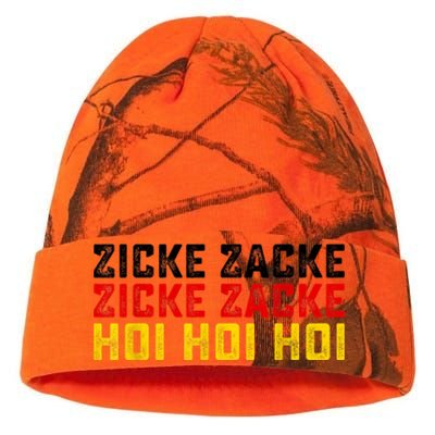 German Oktoberfest Zicke Zacke Zicke Zacke Hoi Hoi Hoi Kati Licensed 12" Camo Beanie