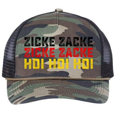 German Oktoberfest Zicke Zacke Zicke Zacke Hoi Hoi Hoi Retro Rope Trucker Hat Cap