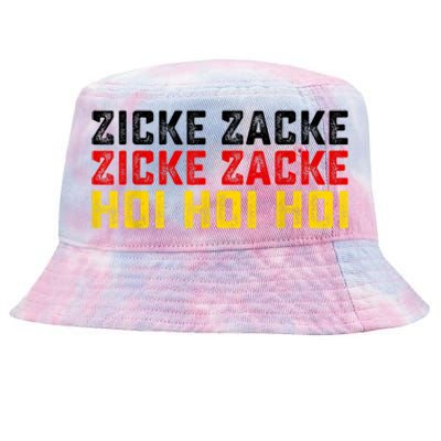 German Oktoberfest Zicke Zacke Zicke Zacke Hoi Hoi Hoi Tie-Dyed Bucket Hat