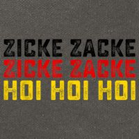 German Oktoberfest Zicke Zacke Zicke Zacke Hoi Hoi Hoi Cotton Canvas Backpack