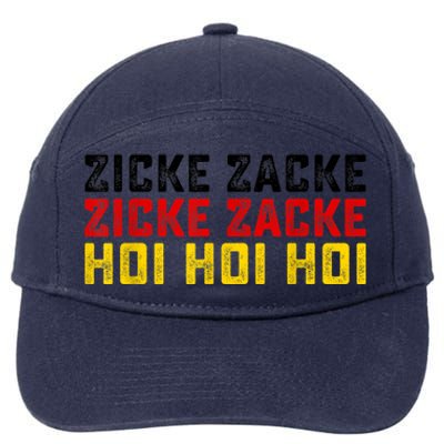 German Oktoberfest Zicke Zacke Zicke Zacke Hoi Hoi Hoi 7-Panel Snapback Hat