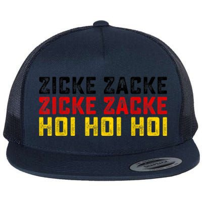 German Oktoberfest Zicke Zacke Zicke Zacke Hoi Hoi Hoi Flat Bill Trucker Hat